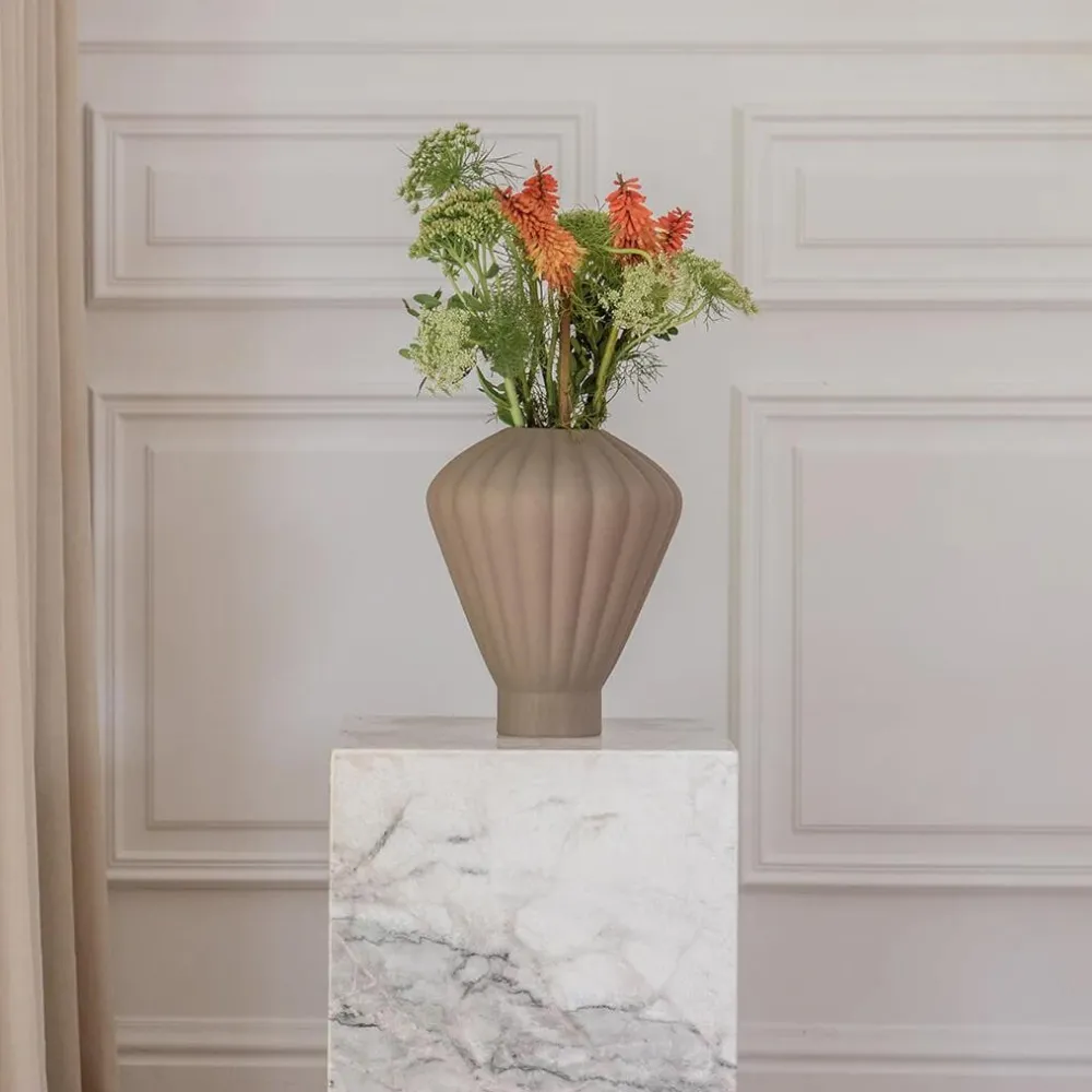 Specktrum Andet Boligtilbehør|Vaser>Evelyn Ceramic Vase Brown