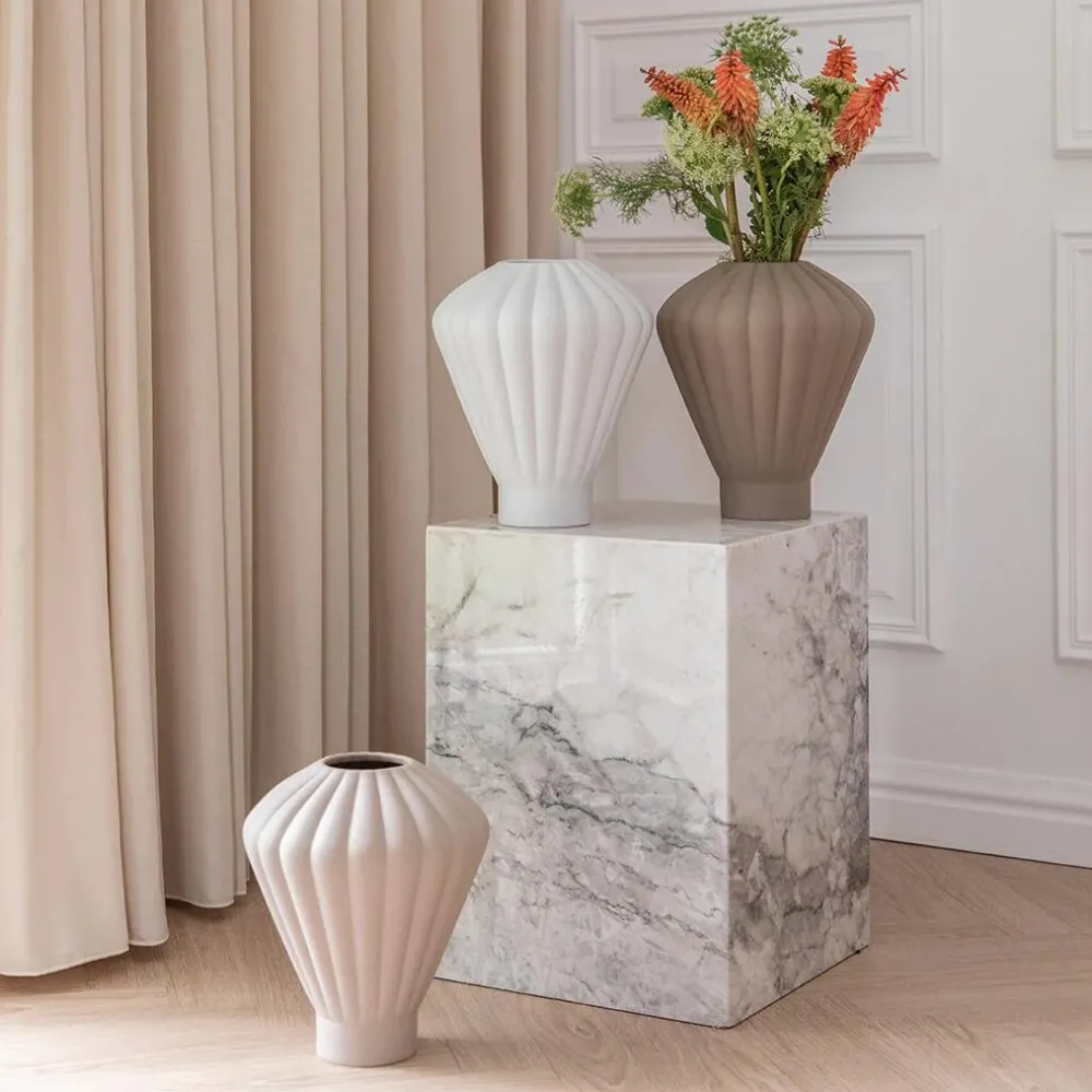 Specktrum Andet Boligtilbehør|Vaser>Evelyn Ceramic Vase Off White