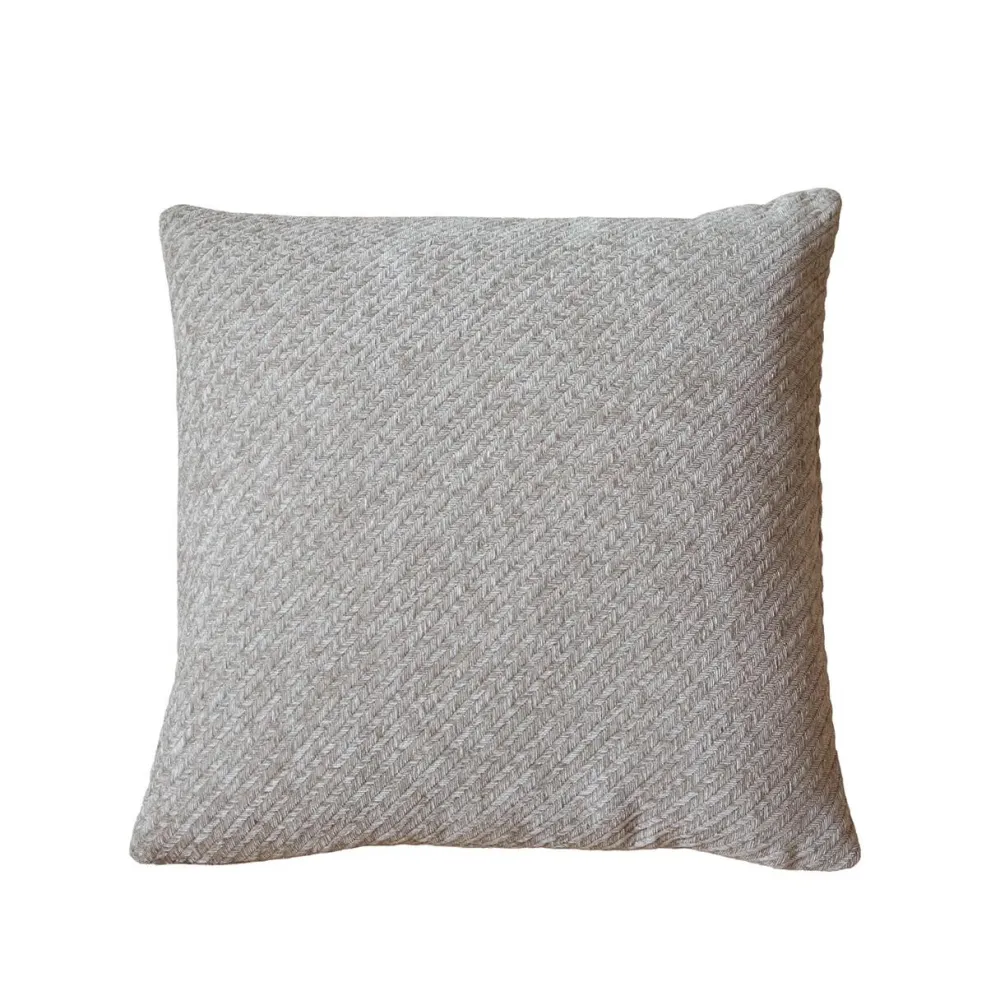 Specktrum Puder>Herringbone Pillow Cloud Grey 45x45 cm