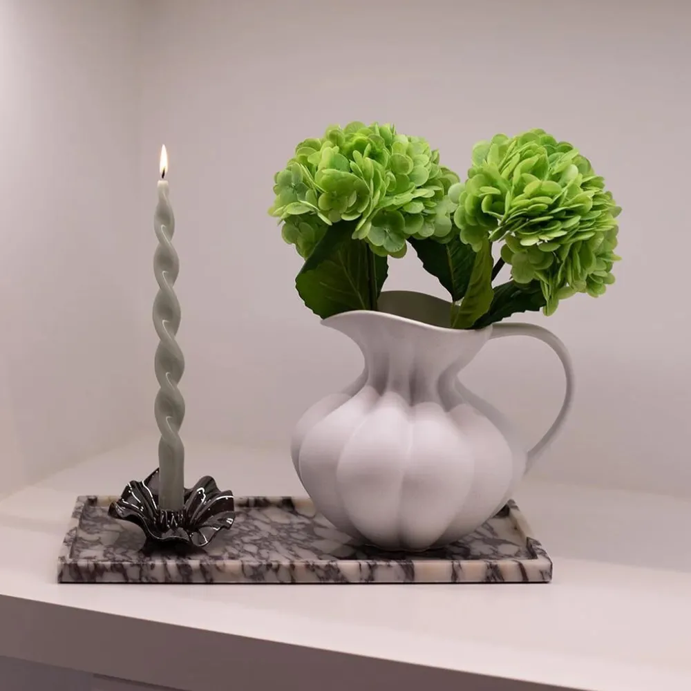 Specktrum Andet Boligtilbehør|Lysestager>Lea Candle Holder Black Chrome