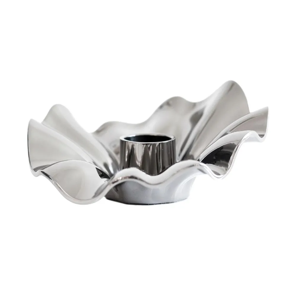 Specktrum Andet Boligtilbehør|Lysestager>Lea Candle Holder Chrome