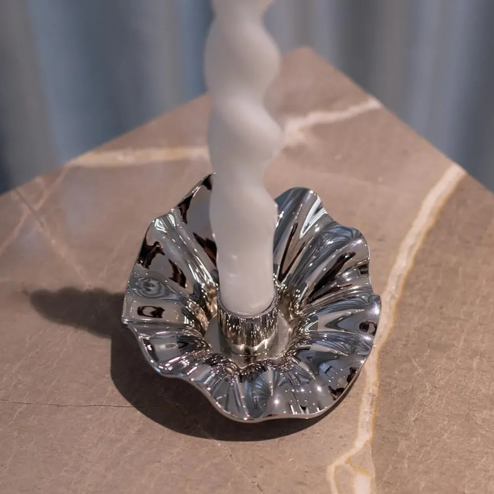 Specktrum Andet Boligtilbehør|Lysestager>Lea Candle Holder Chrome