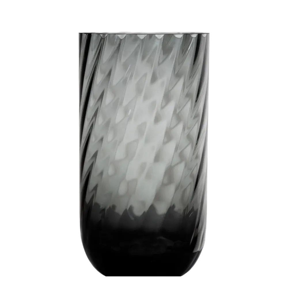 Specktrum Andet Boligtilbehør|Vaser>Meadow Swirl Cylinder Vase Grey Medium
