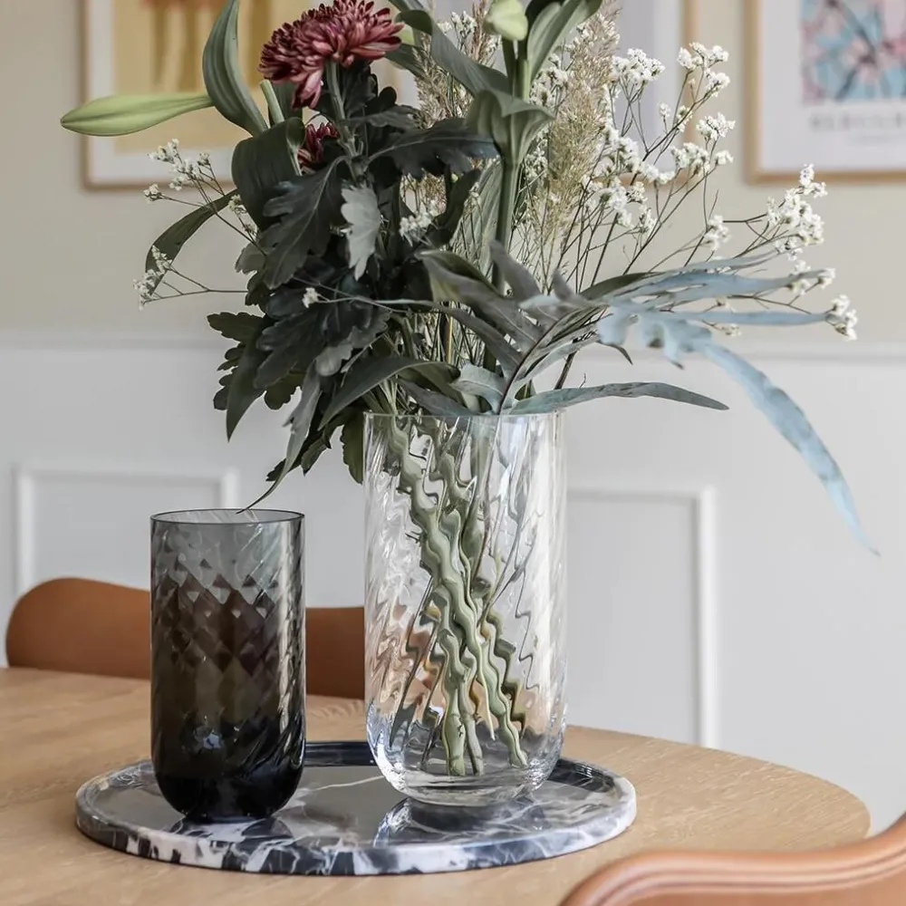 Specktrum Vaser|Andet Boligtilbehør>Meadow Swirl Cylinder Vase Clear Medium