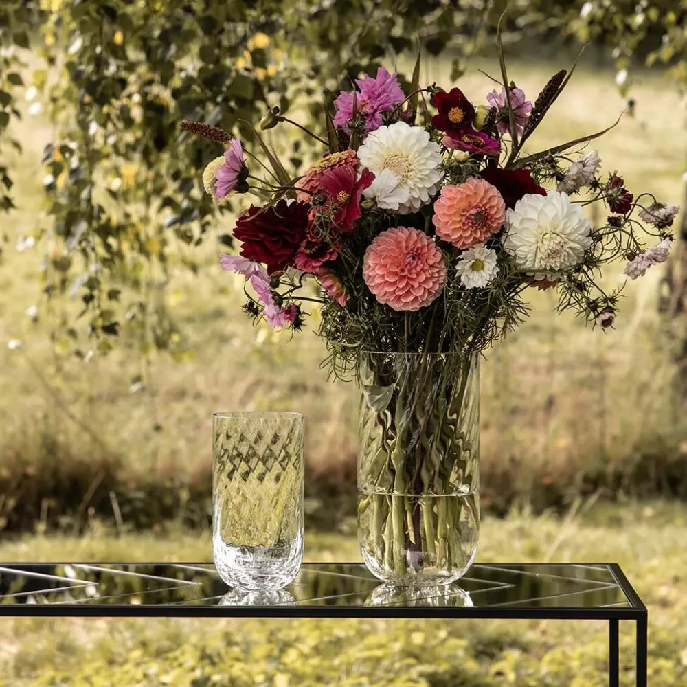 Specktrum Vaser|Andet Boligtilbehør>Meadow Swirl Cylinder Vase Clear Medium