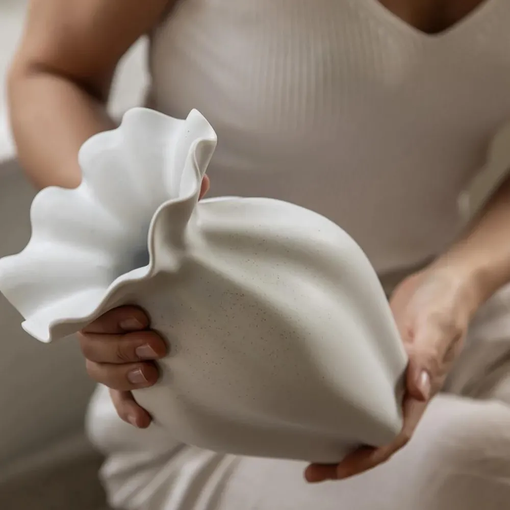 Specktrum Vaser|Keramik & Porcelæn>Nellie Vase Off White Medium