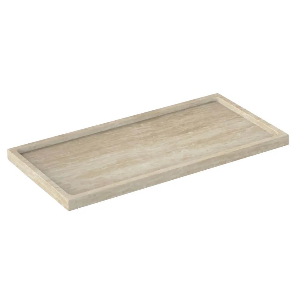 Specktrum Skåle & Bakker|Andet Boligtilbehør>Phantom Rectangular Tray Travertine