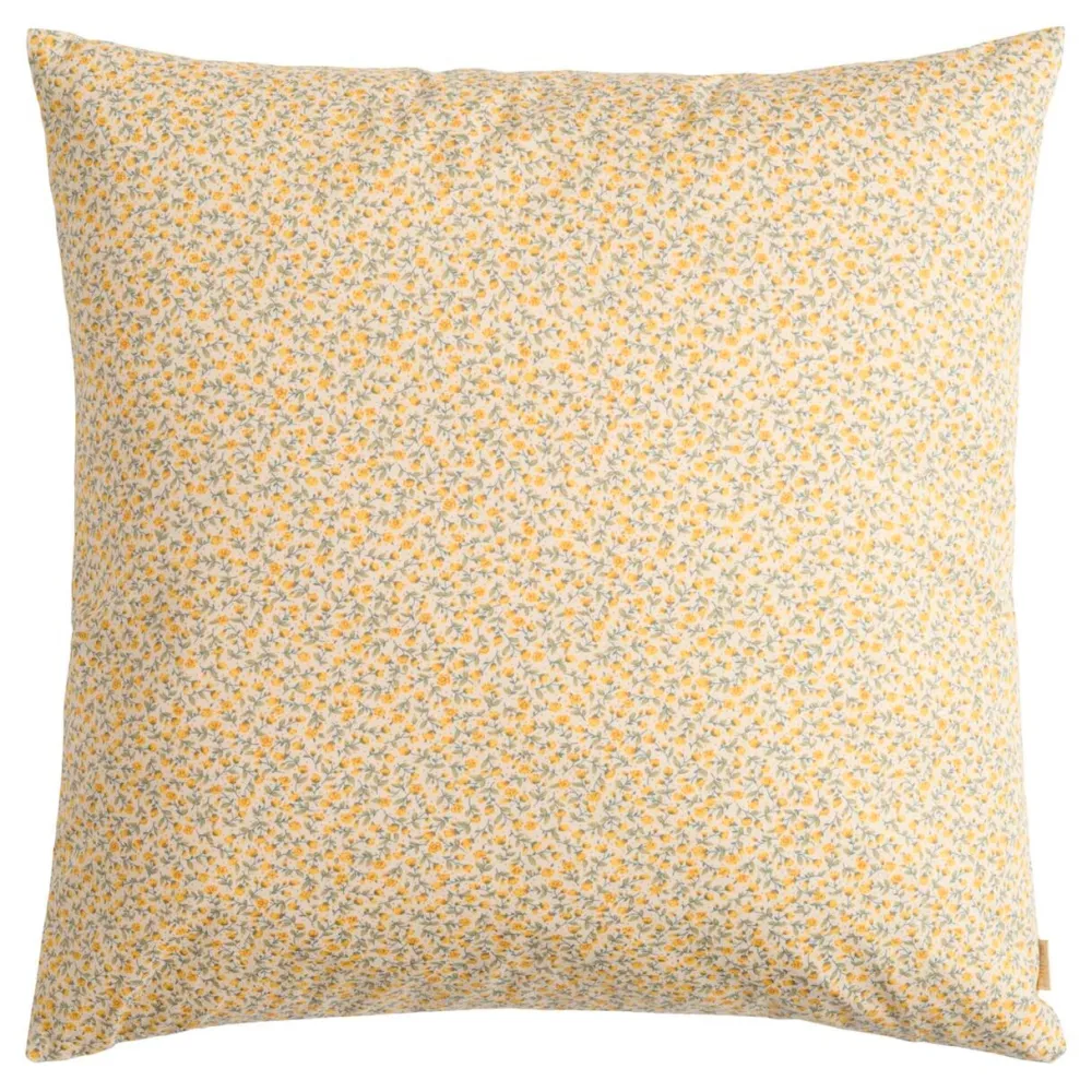 Spliid Puder>Petit Fleur Cushion Lemon 50x50 cm