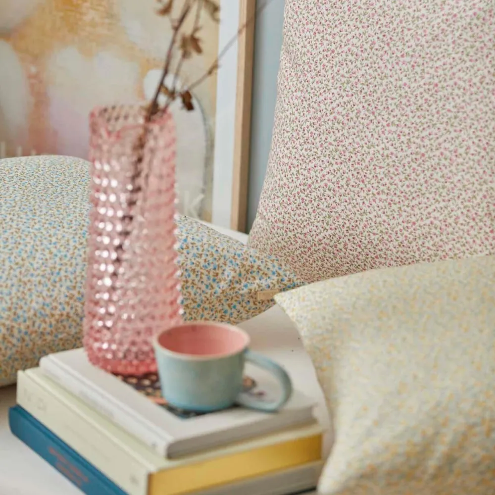 Spliid Puder>Petit Fleur Cushion Lemon 50x50 cm