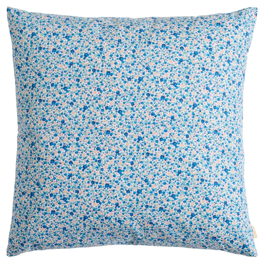Spliid Puder>Petit Fleur Cushion Blue 50x50 cm