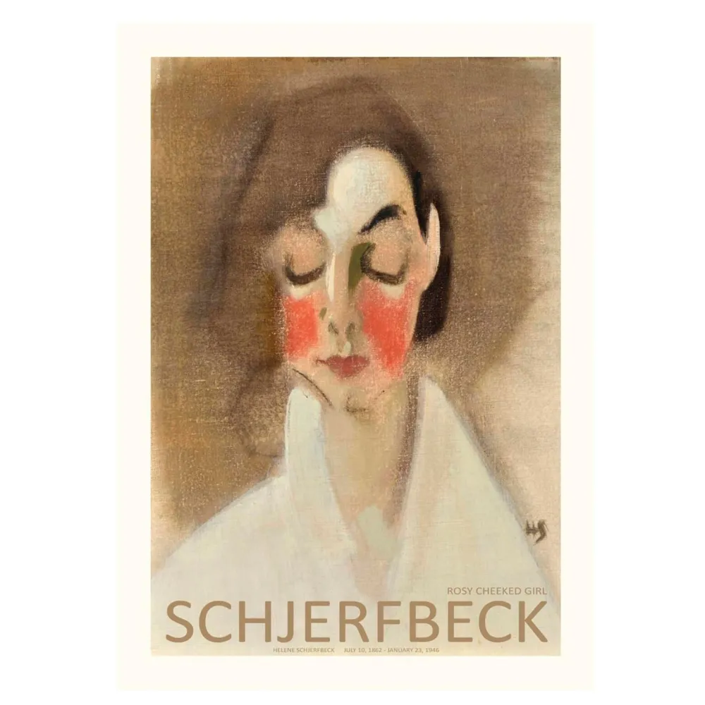 Spliid Andet Boligtilbehør|Illustrationer & Plakater>Red Cheeked Girl Poster 50x70 cm
