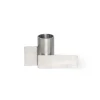 Stences Andet Boligtilbehør|Lysestager>Icon Candlestick 01 Brushed Chrome