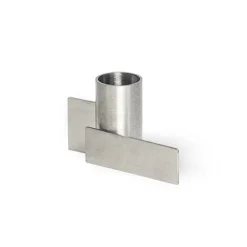 Stences Andet Boligtilbehør|Lysestager>Icon Candlestick 01 Brushed Chrome