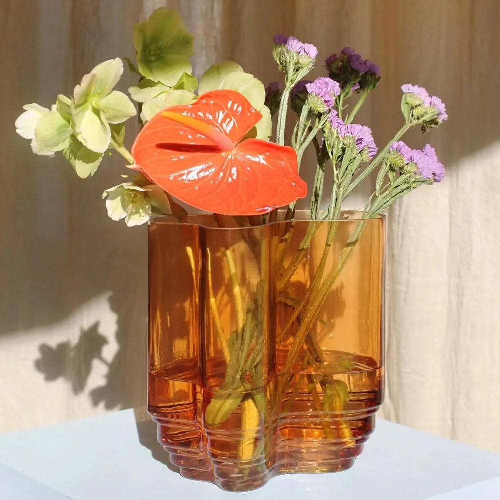 Stences Andet Boligtilbehør|Vaser>Lake Vase Amber