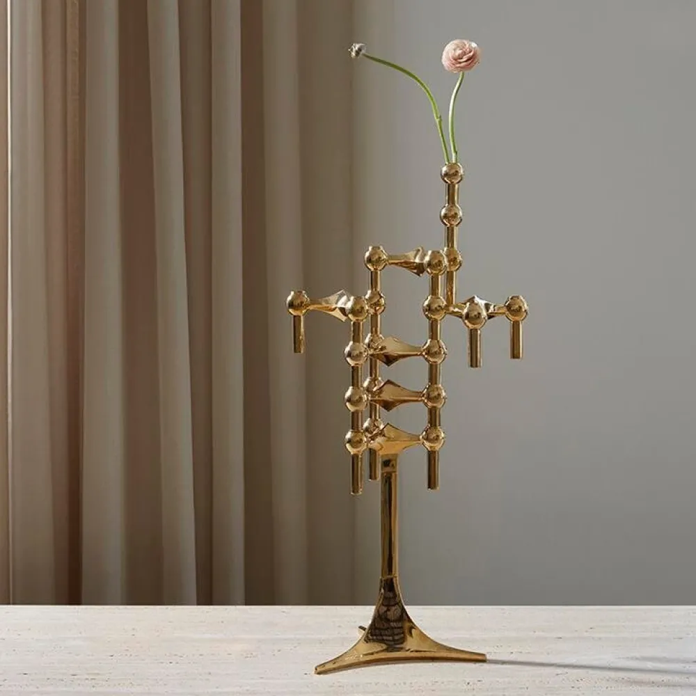 STOFF Andet Boligtilbehør|Vaser>Nagel Vase Solid Brass