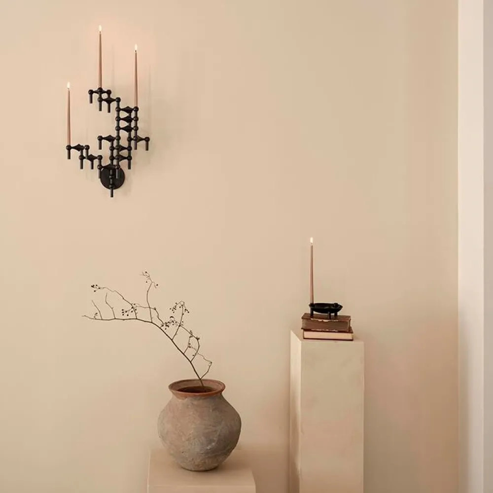 STOFF Andet Boligtilbehør|Lysestager>Nagel Wall Hanger Black