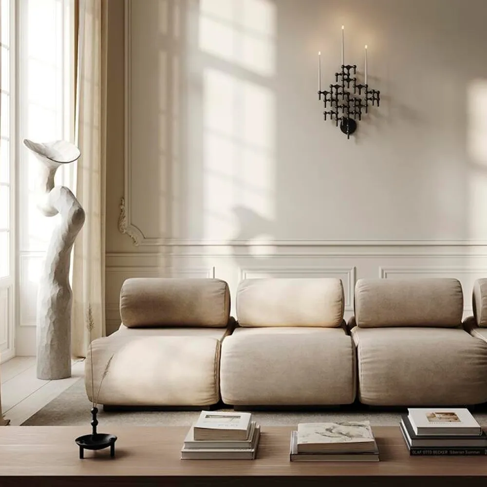 STOFF Andet Boligtilbehør|Lysestager>Nagel Wall Hanger Black