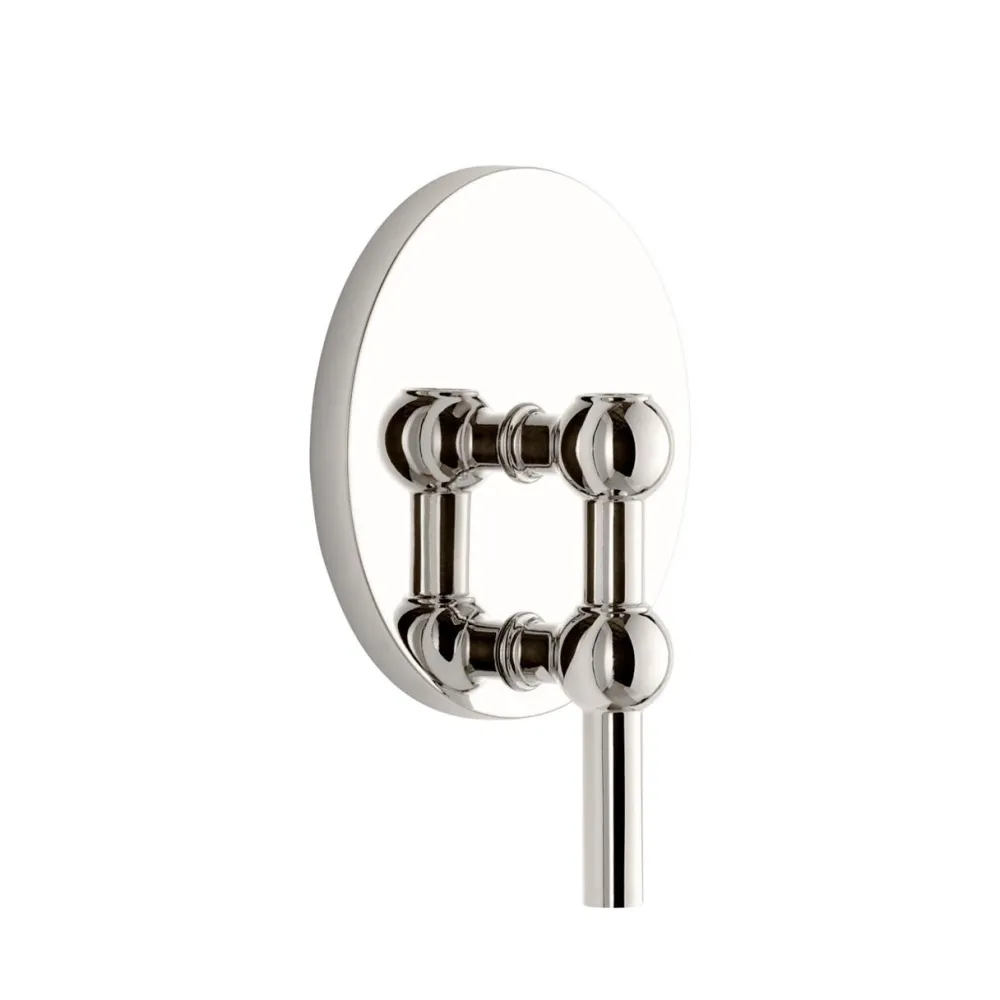STOFF Lysestager>Nagel Wall Hanger Chrome