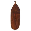 Stuff Design Skåle & Bakker>Tray LEAF Dark Brown 13x40 cm