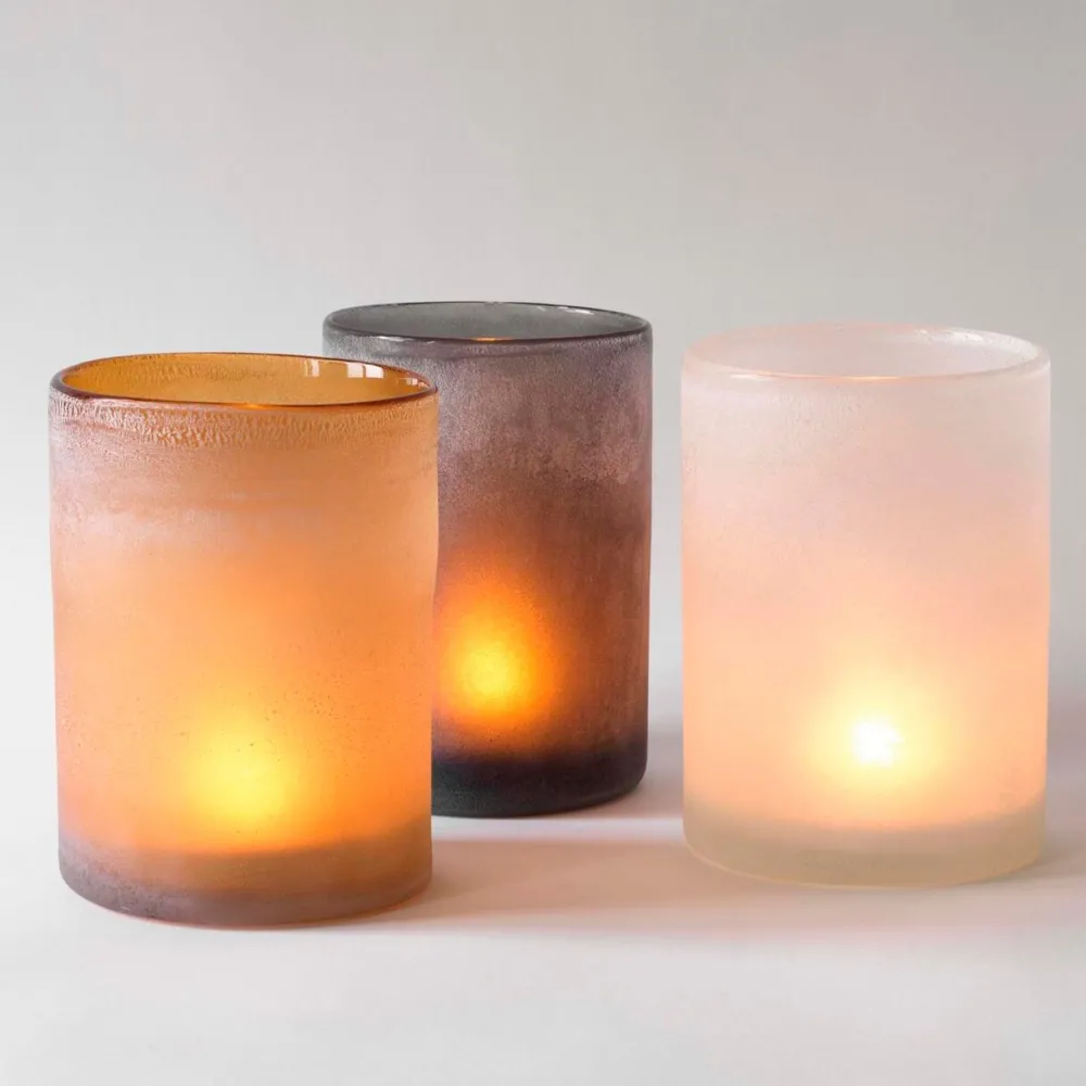 Tell Me More Andet Boligtilbehør|Lysestager>Frost Candleholder Large Grey