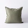 Tell Me More Puder>Linen Cushion Olive 50x50 cm