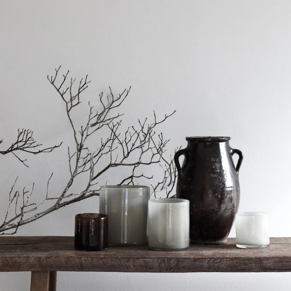 Tell Me More Andet Boligtilbehør|Lysestager>Lyric Candleholder Large Warm Grey