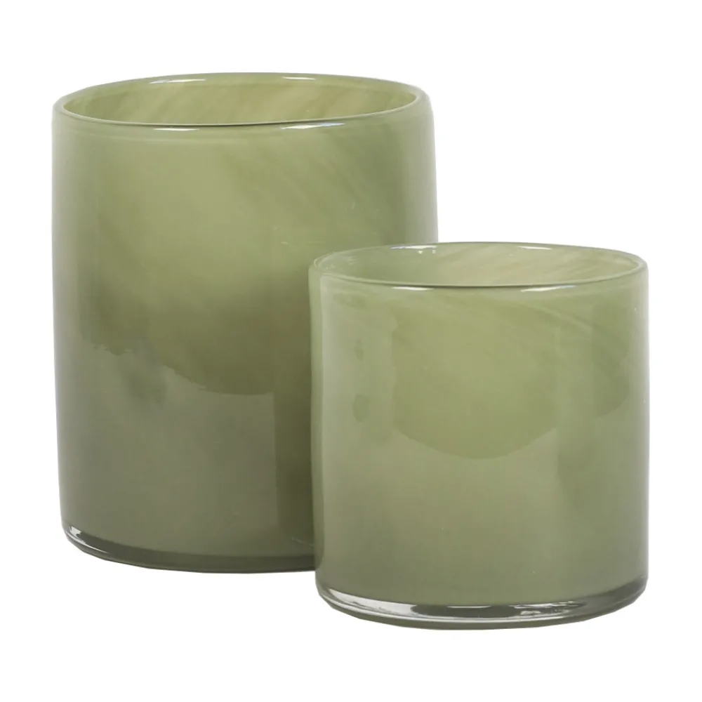 Tell Me More Andet Boligtilbehør|Lysestager>Lyric Candleholder Medium Olive Green