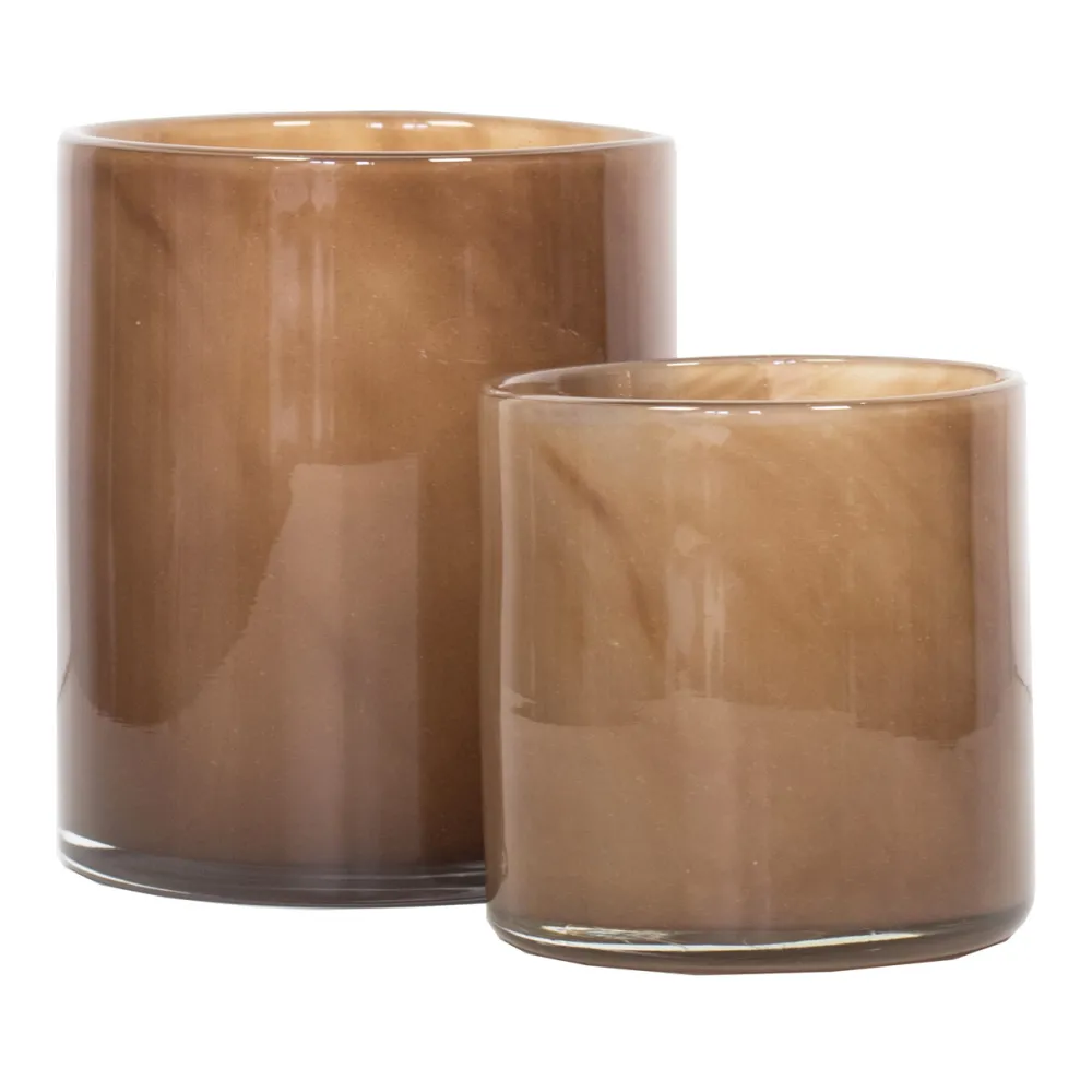 Tell Me More Andet Boligtilbehør|Lysestager>Lyric Candleholder Small Brown