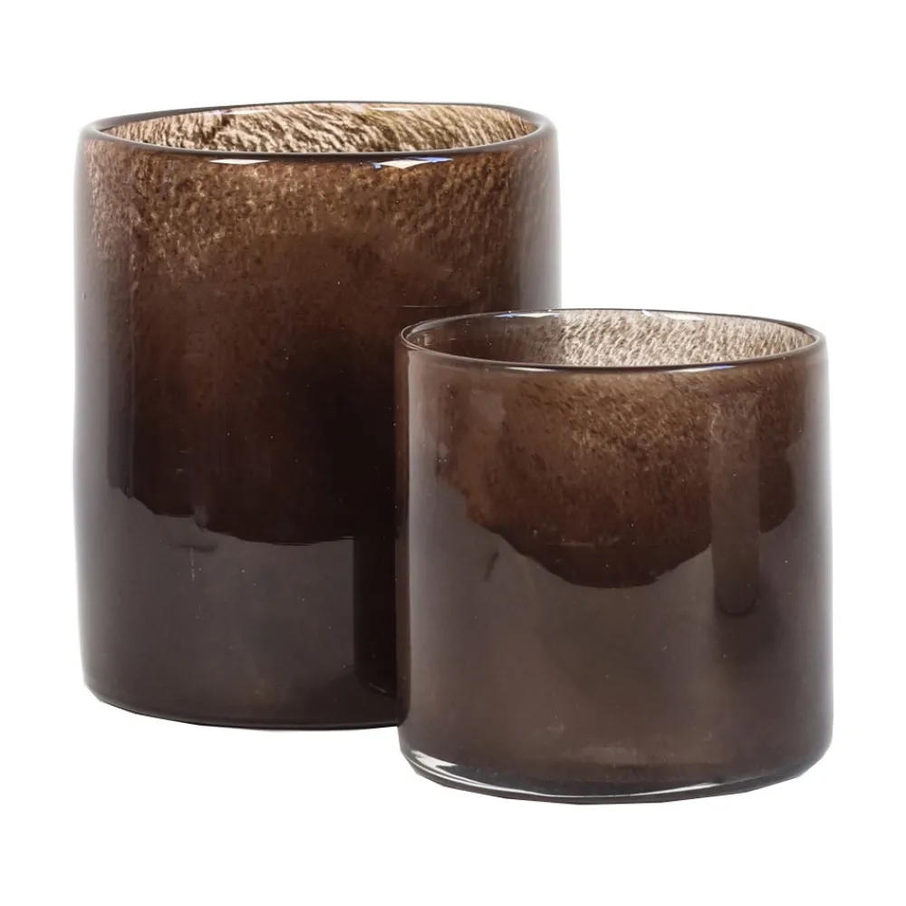 Tell Me More Andet Boligtilbehør|Lysestager>Lyric Candleholder Small Dark Brown