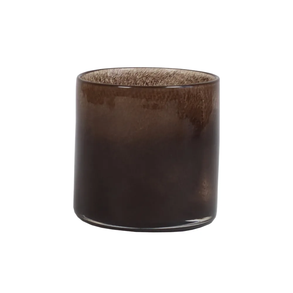 Tell Me More Andet Boligtilbehør|Lysestager>Lyric Candleholder Small Dark Brown