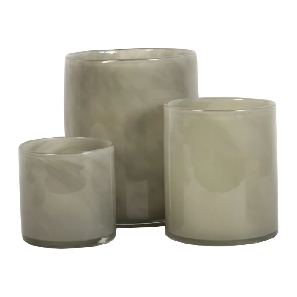 Tell Me More Andet Boligtilbehør|Lysestager>Lyric Candleholder Medium Warm Grey