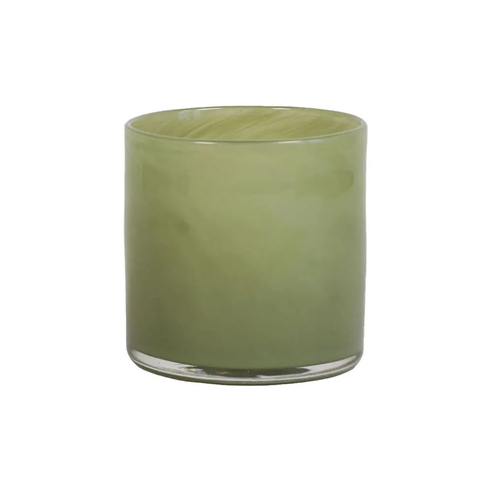Tell Me More Andet Boligtilbehør|Lysestager>Lyric Candleholder Small Olive Green