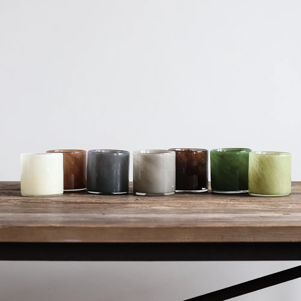 Tell Me More Andet Boligtilbehør|Lysestager>Lyric Candleholder Small Olive Green