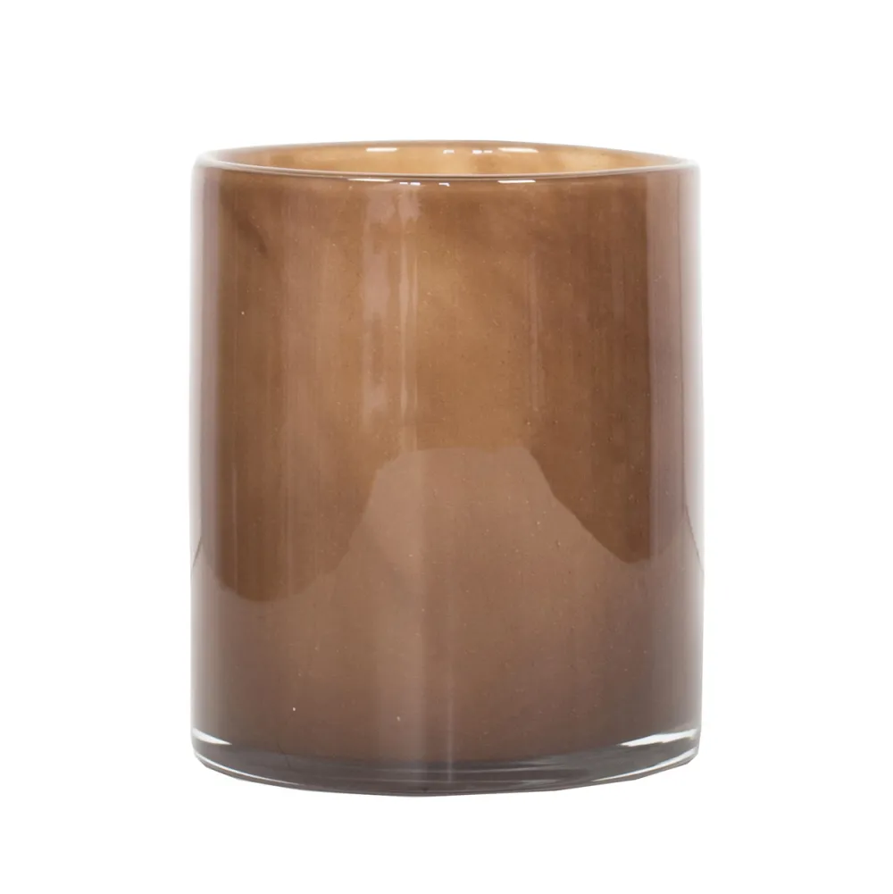 Andet Boligtilbehør|Lysestager>Tell Me More Lyric Candleholder Medium Brown