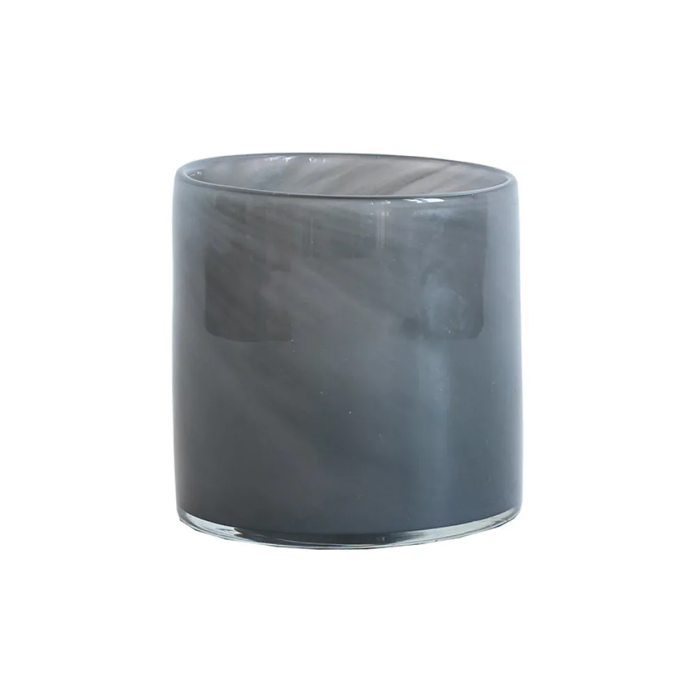 Tell Me More Andet Boligtilbehør|Lysestager>Lyric Candleholder Small Dark Grey