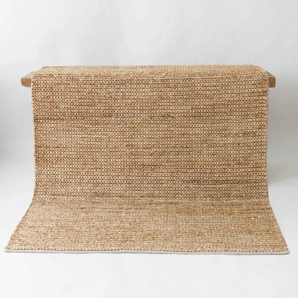 Tell Me More Tæpper & Måtter>Mid Knot Hemp Rug Nature 200x300 cm