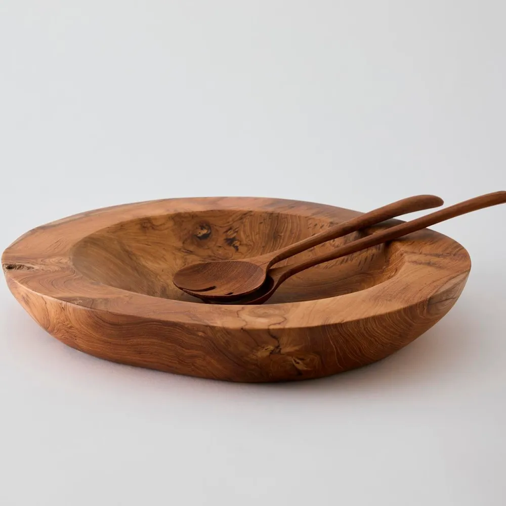 Tell Me More Andet Boligtilbehør>Teak Bowl Large