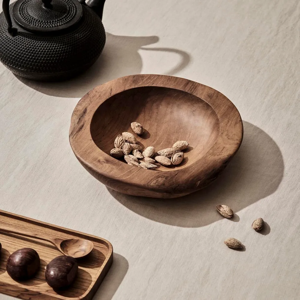 Tell Me More Andet Boligtilbehør>Teak Bowl Large