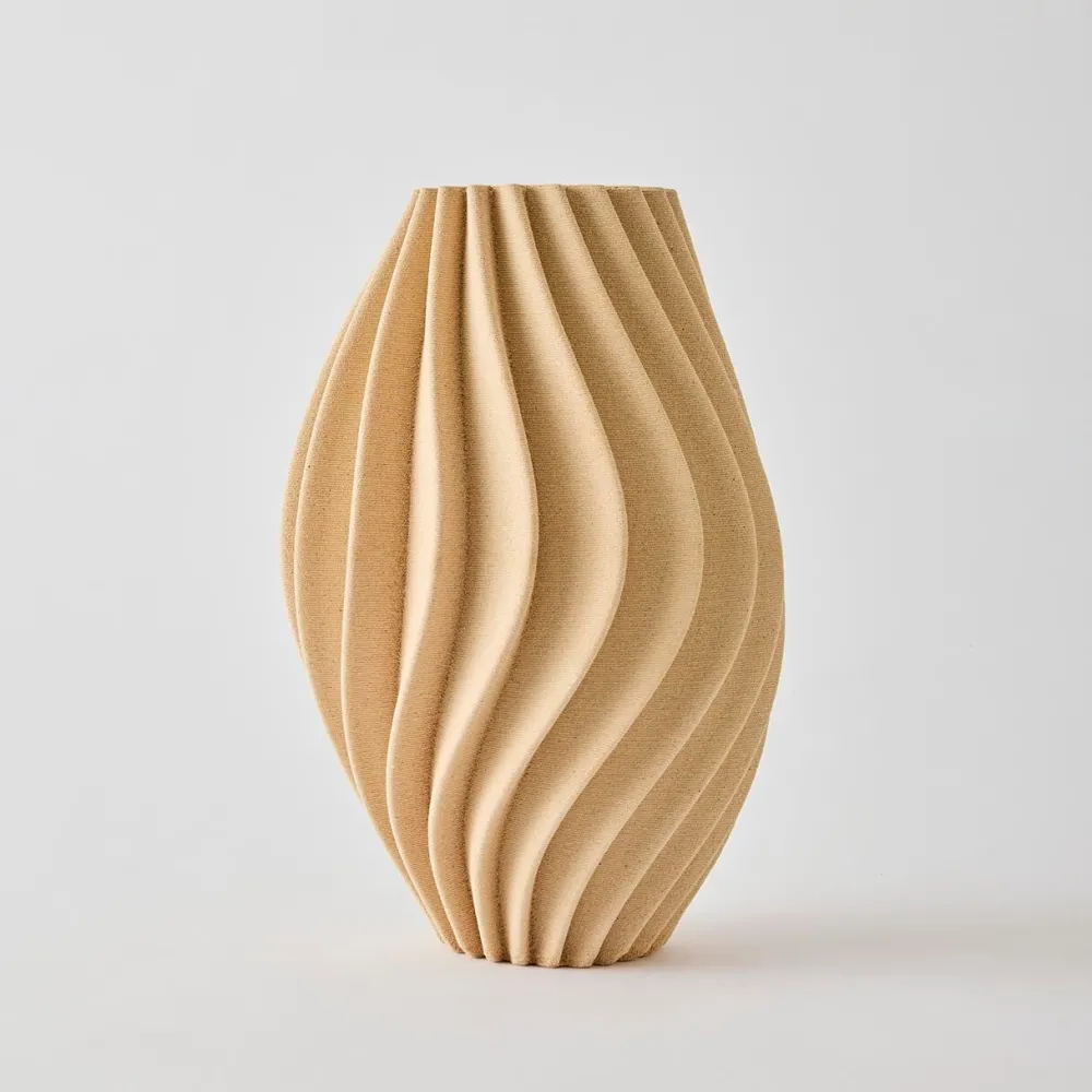 Andet Boligtilbehør|Vaser>Tell Me More Vento Vase Beige Small