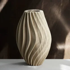 Andet Boligtilbehør|Vaser>Tell Me More Vento Vase Beige Small