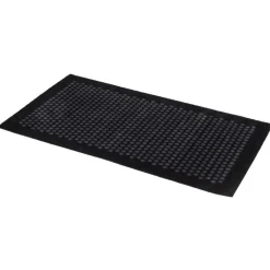 Tica Copenhagen Tæpper & Måtter>Dot Smudsmåtte Sort/Grå 67x120 cm