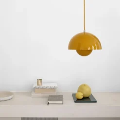 Børn &Tradition Belysning|Pendler>Flowerpot Pendel VP1 Mustard