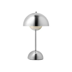 &Tradition Bordlamper>Flowerpot Portable Table Lamp VP9 Chrome-Plated