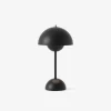 Børn &Tradition Belysning|Bordlamper>Flowerpot Portable Table Lamp VP9 Matt Black
