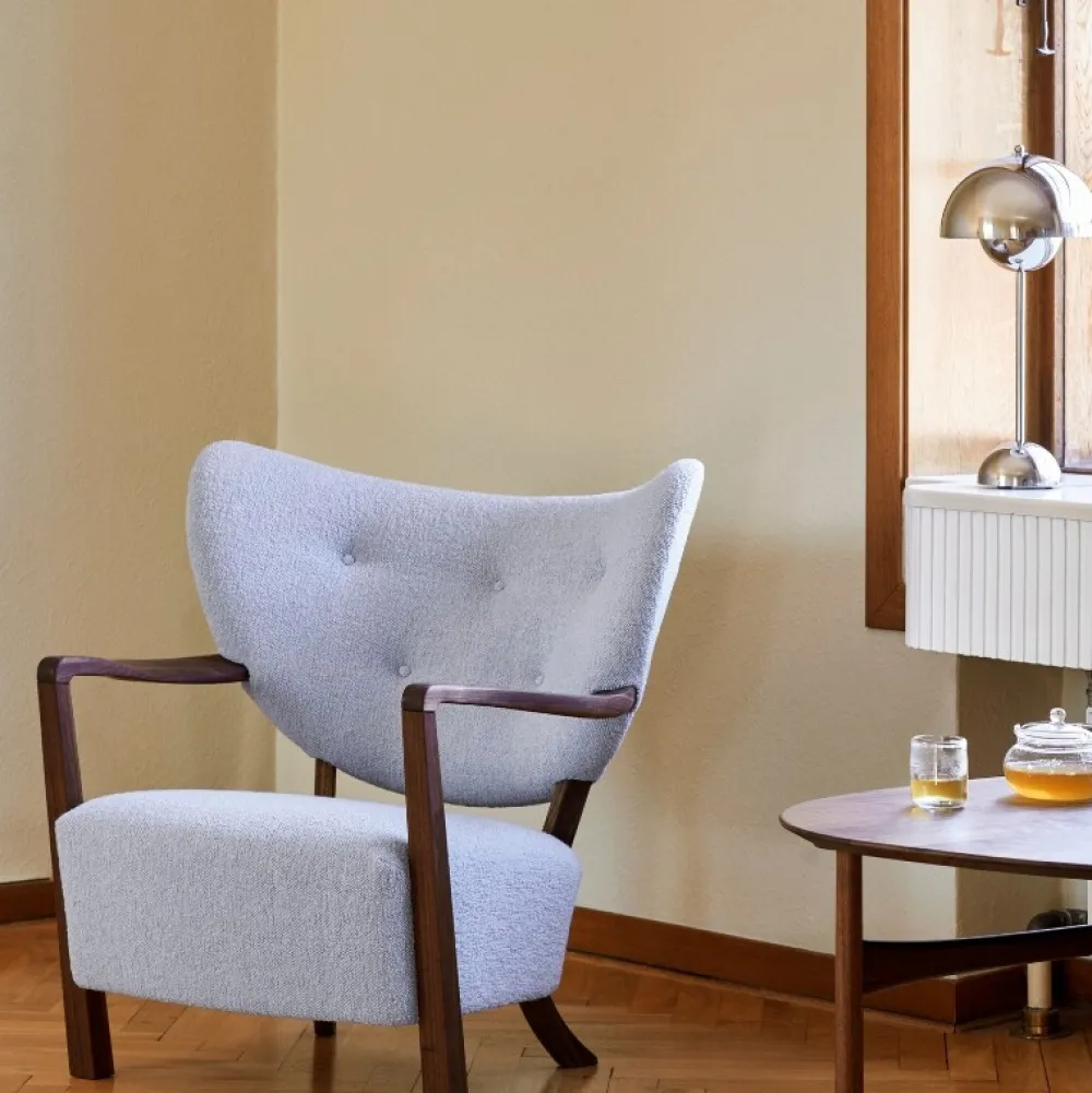 Børn &Tradition Børneværelse|Belysning>Flowerpot Table Lamp VP3 Chrome Plated