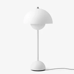 Børn &Tradition Belysning|Bordlamper>Flowerpot Table Lamp VP3 Matt White