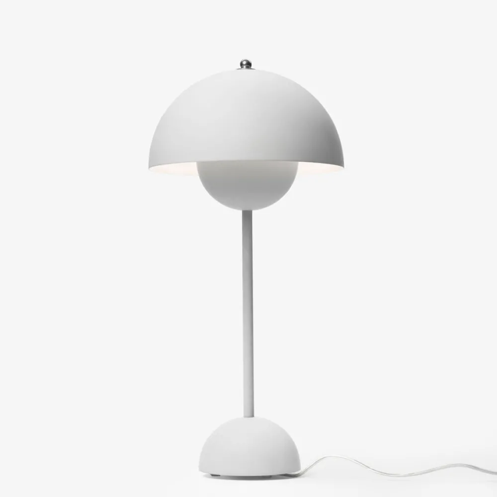 Børn &Tradition Børneværelse|Belysning>Flowerpot Table Lamp VP3 Matt Light Grey
