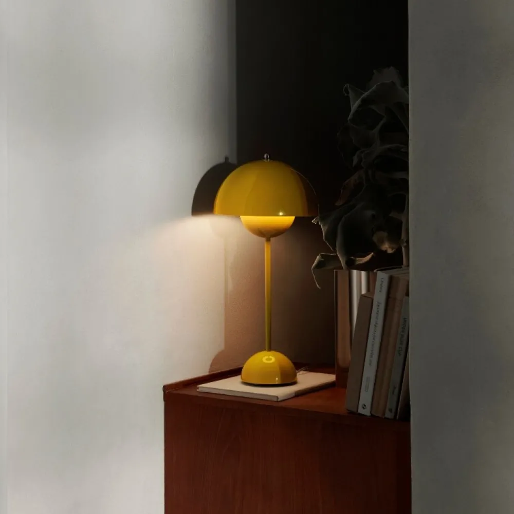 Børn &Tradition Børneværelse|Belysning>Flowerpot Table Lamp VP3 Mustard