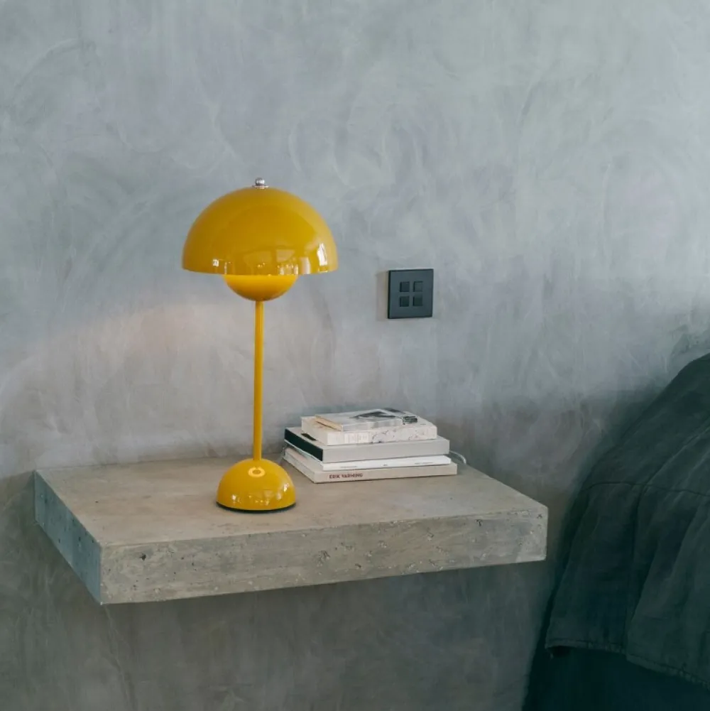 Børn &Tradition Børneværelse|Belysning>Flowerpot Table Lamp VP3 Mustard