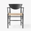 &Tradition Stole|Stue>HM4 Drawn Chair Black Lacquered Oak